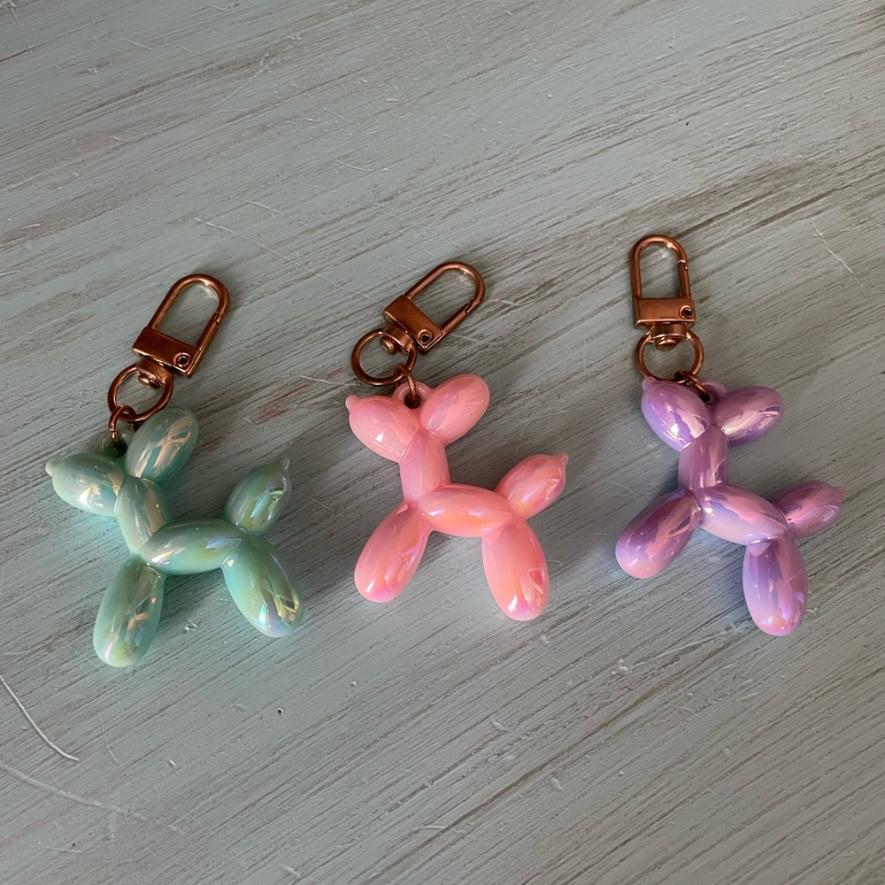 Balloon Dog Keychain-Pick One